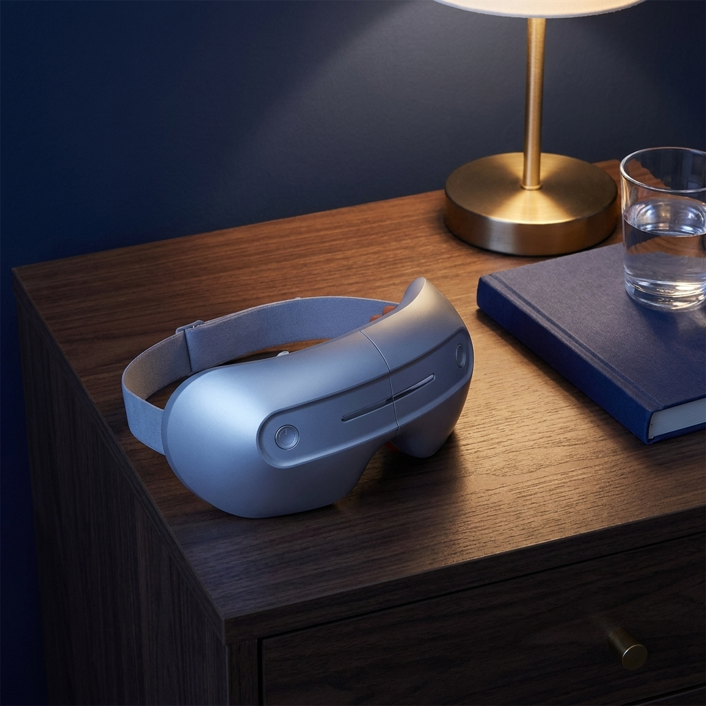 Duskala folded on the nightstand at evening