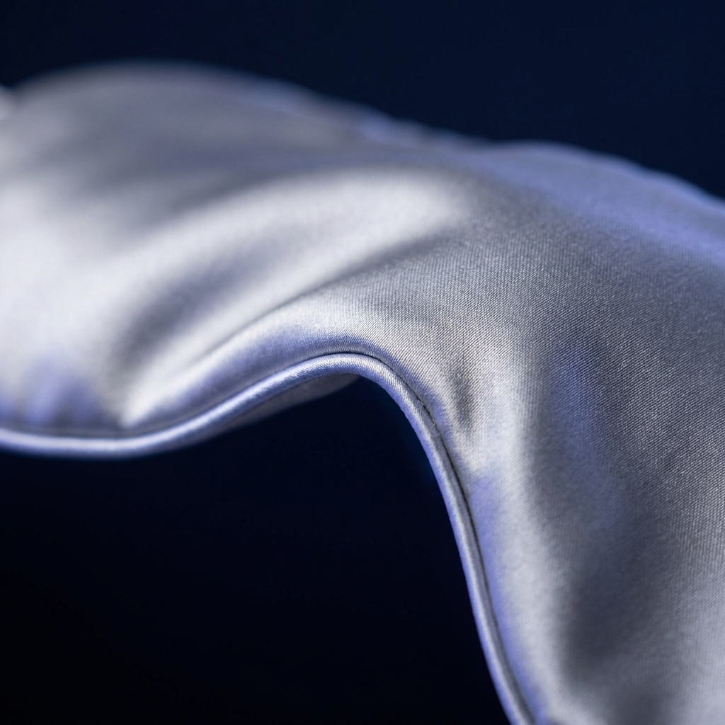 Macro detail of real mulberry silk weave