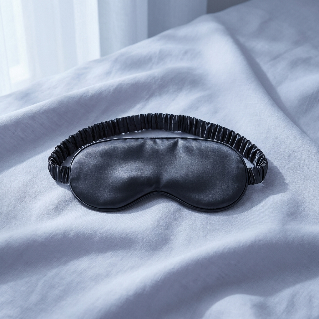 Silk sleep mask — Iron Gray